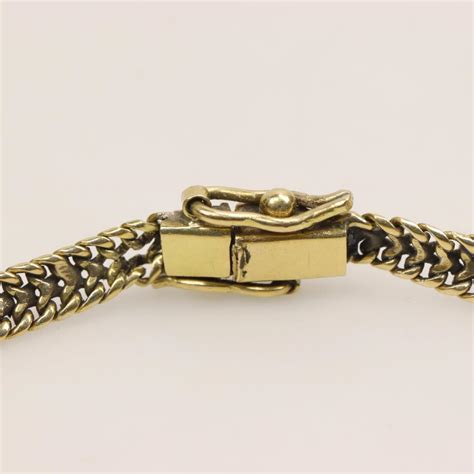 14kt Gold Name Plate Bracelet | Property Room