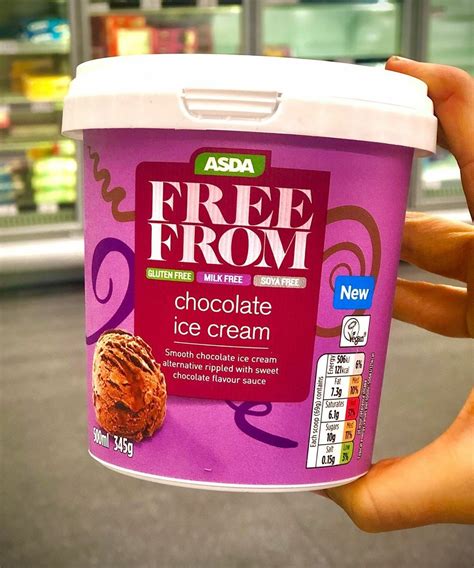 Asda Free From Chocolate Ice Cream 345g | Vegan Food UK