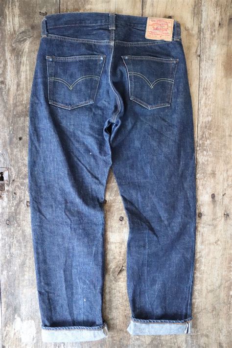 Vintage Levis Levis Strauss LVC 501 501XX indigo blue denim jeans ...