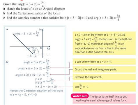 Loci in the Argand Diagram