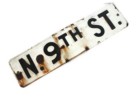 Rustic Vintage Street Sign Black and White by VintageMadhouse