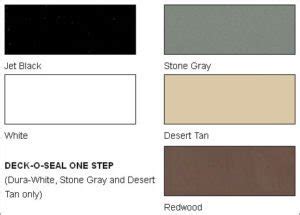 DECK-O-SEAL Color Chart Now Available - Blog - W. R. Meadows