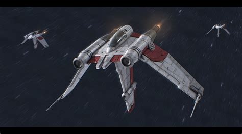 Clone Wars-era V-19 Torrent Starfighter by me (AdamKop) : r/ImaginaryJedi