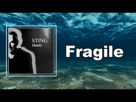 Sting - Fragile (Lyrics) - YouTube