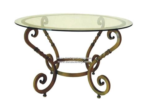 Mesa de hierro forjado con una pátina dorada Glass Desk, Glass Table, Wrought Iron Decor, Fusion ...