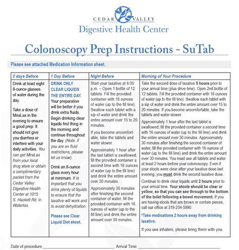 How to prepare for your colonoscopy | Cedar Valley Gastroenterology