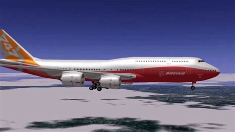 Boeing 747-8 3D model - YouTube