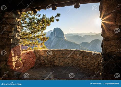 Sunrise on Half Dome in Yosemite National Park, California Stock Photo ...