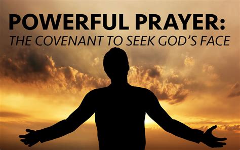 Powerful Prayer: The covenant to seek God’s face | Baptist Messenger of ...