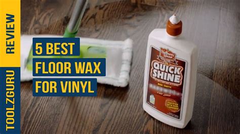 Best Floor Wax for Vinyl Of 2024 - YouTube