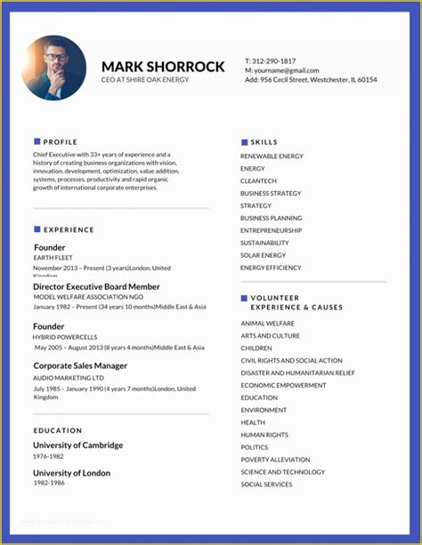 Top Free Resume Templates Of Resume Template Editable ...