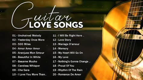 TOP 100 ROMANTIC GUITAR MUSIC - TOP BEAUTIFUL GUITAR SONGS 80s 90s - Peaceful, Soothing ...