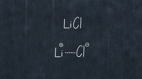 Lithium Chloride Formula Handwritten Chemical Formula Stock ...