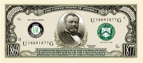 Ulysses G. Grant Million Dollar Bill – American Art Classics