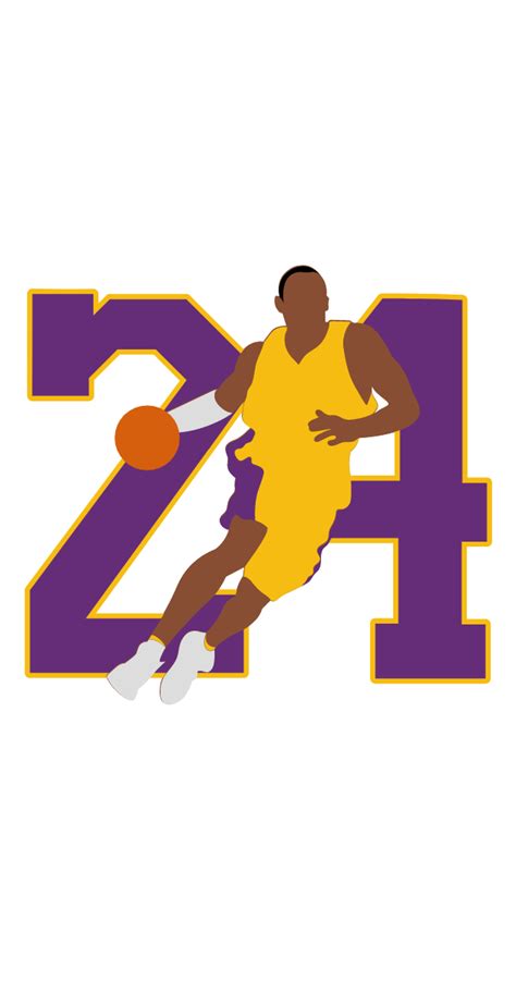 Sticker Kobe Bryant 24 Dribbles. Basketball Cookies, I Love Basketball ...