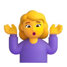 🤷‍♀️ Mujer Encogida De Hombros en Microsoft Teams (3D Animated) 15.0