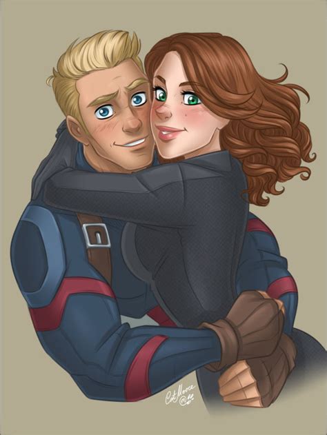 Romanogers - Steve & Natasha Fan Art (40565156) - Fanpop