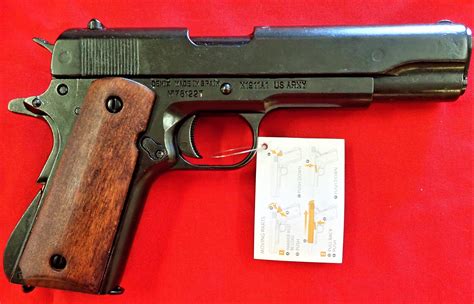 REPLICA M1911 US COLT HAND GUN PISTOL DENIX – STRIP DOWN TYPE WOODEN ...