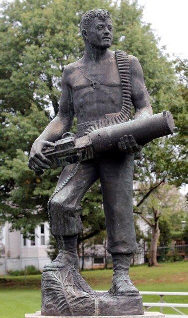 Bad A## Statue! (GySgt John Basilone-USMC-MOH/NCross) | M14 Forum