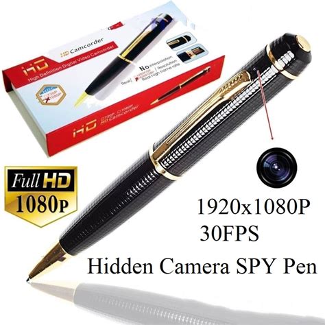 Full HD 1080P Spy Pen Camera Mini Pen Cameras 1080p HD Camcorder Surveillance DVR Camera ...