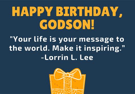 101 Best Happy Birthday Godson Messages and Quotes | FutureofWorking.com