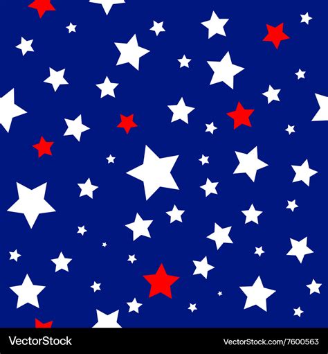 Stars usa flag pattern Royalty Free Vector Image