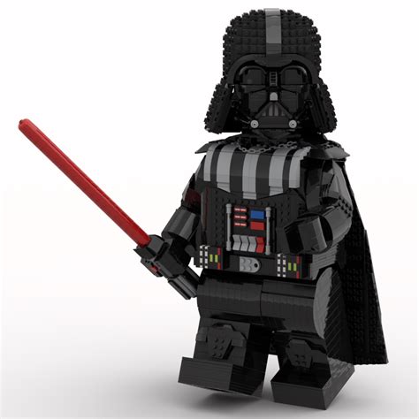 LEGO MOC Darth Vader Mega Figure (fits official Lego Helmet) by Albo ...