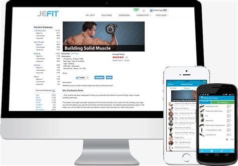 JEFIT Personalized Workout Routines Gym Workout Apps, Workout Routines, Workout Plan, Muscle ...