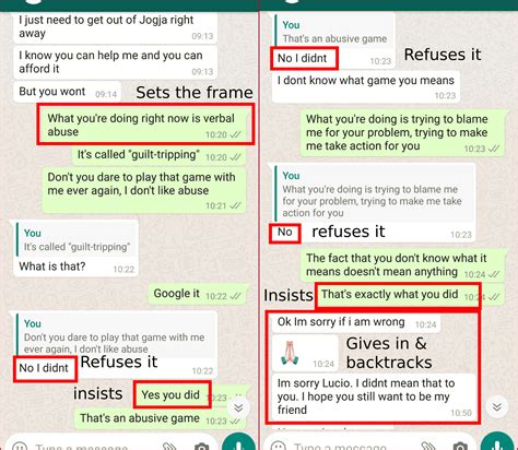 How to handle guilt tripping (text examples) | How to handle guilt tripping (text examples ...