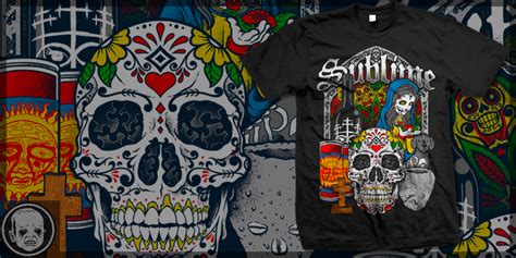 Sublime: Santeria - T-shirt design by Cryface666 - Mintees