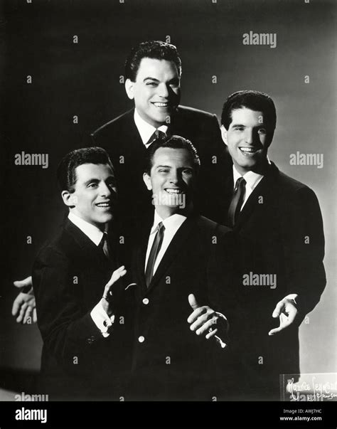 FOUR SEASONS Promotional photo of US vocal group about 1966 with Frankie Valli at left Stock ...