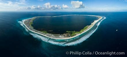 Clipperton Island, Aerial Panoramic Photo, France, #32843