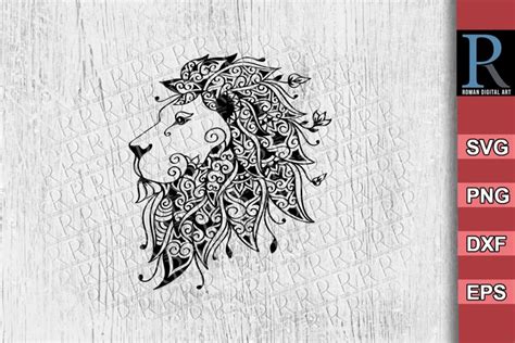 Lion Mandala Svg Free - 329+ SVG File for Cricut - All Free SVG File | Fathers Days