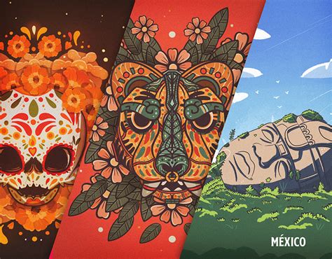 Hecho en Mexico on Behance | Painting, Art, Mexico