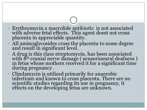 Medications during pregnancy