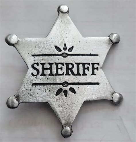 Western Sheriff Badge