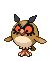 Hoothoot sprites gallery | Pokémon Database