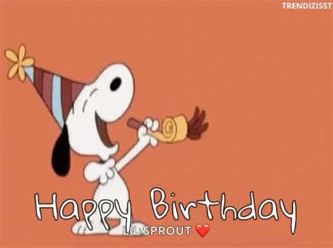 Happy Birthday GIF - Happy Birthday Snoopy - Discover & Share GIFs