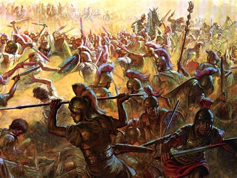 Romans at the Battle of Cannae, a major battle of the Second Punic War, took place on 2 August ...