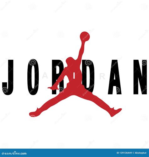 Jordan Nike Logo Sports Commercial Editorial Stock Image - Illustration ...