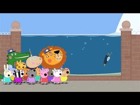 Peppa Pig The Zoo - English ESL video lesson