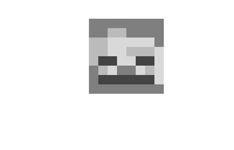 Minecraft Skeleton Pixel Art