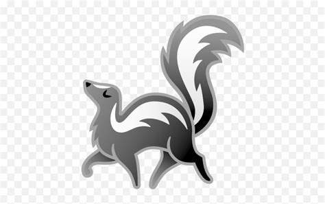 Skunk Emoji - Vibe Check Emoji Art,Skunk Emoji - free transparent emoji - emojipng.com