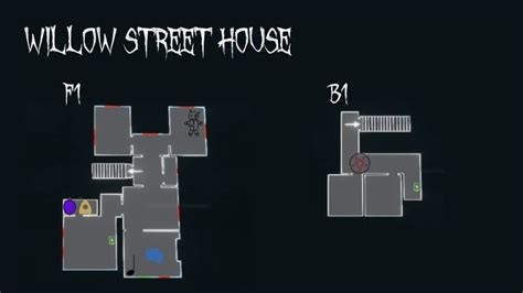 Phasmophobia Willow Street House Map