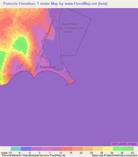 Elevation of Pomorie,Bulgaria Elevation Map, Topography, Contour