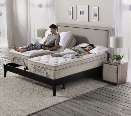 Sleep Number Split-King Size Premium Adjustable Bed Set - QVC.com ...