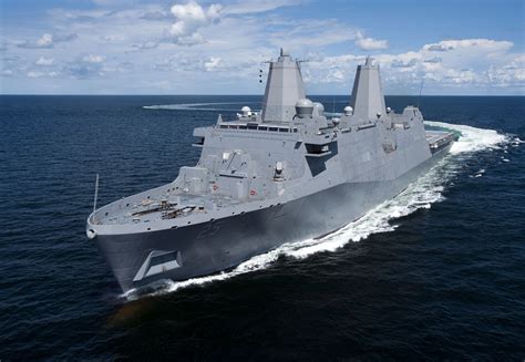 The US Navy's newest ship, The USS Somerset (LPD 25). To be commissioned Saturday 1 March 2014 ...