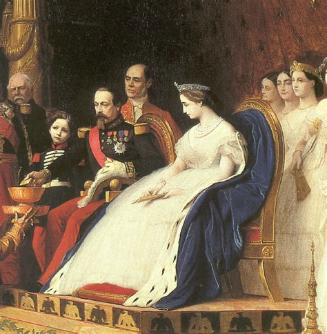 1864 Napoleon III and Empress Eugénie from La réception des ...