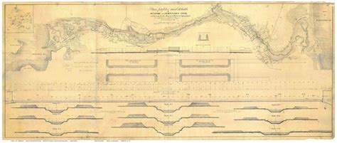 Old Maps of the Cape Cod Canal - 1827