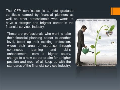 Completing The CFP Certification Requirements Set By The CFP Boards